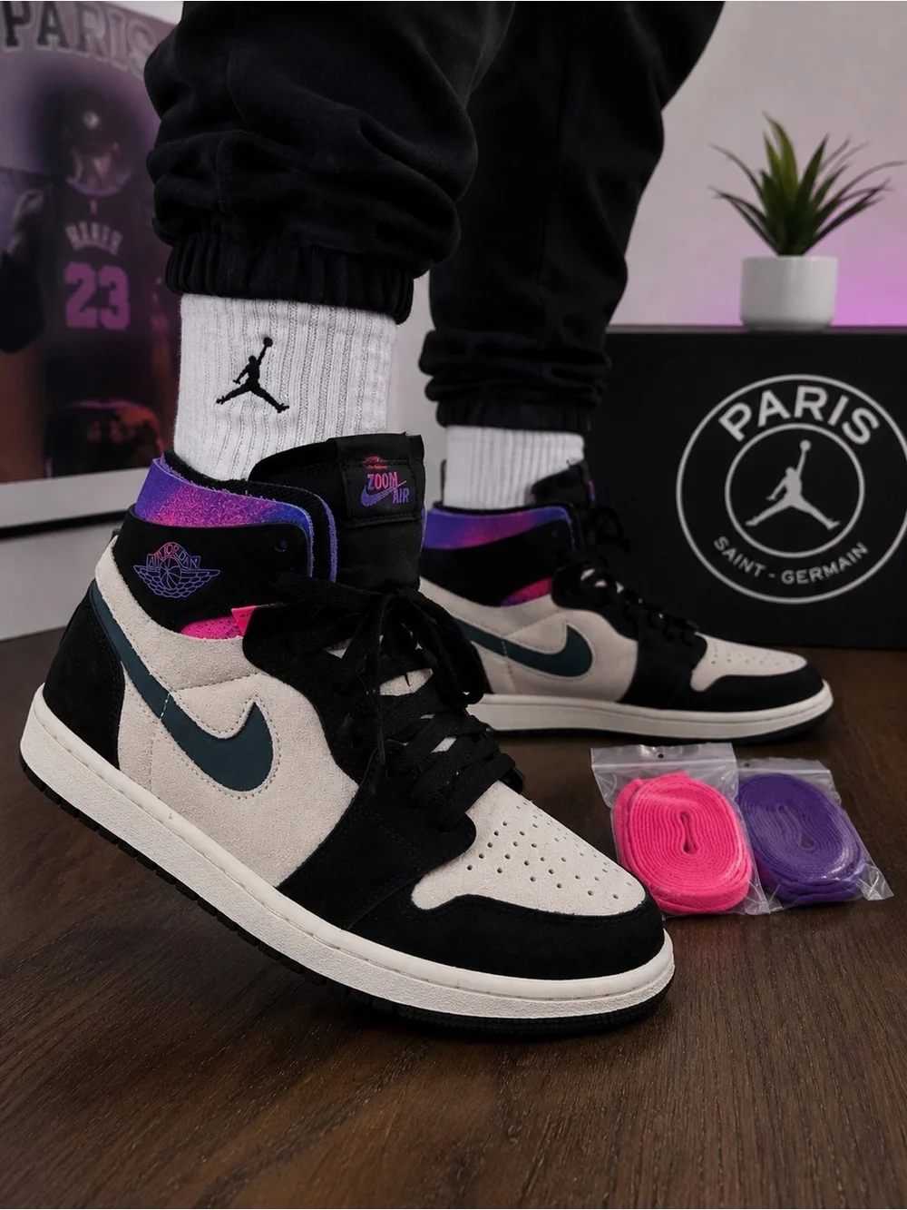 Nike Air Jordan 1 Zoom Air CMFT PSG Paris Saint-Germain Men’s